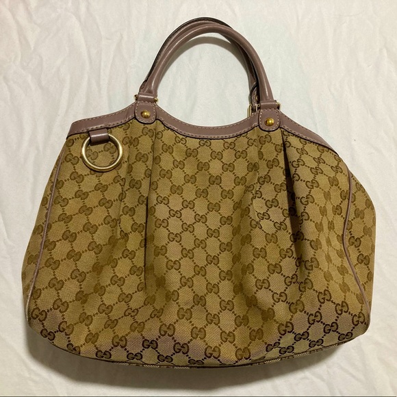 Gucci Handbags - GUCCI VINTAGE MEDIUM GG CANVAS. Price FIRM.